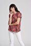 Women's Tile Printed Vintage T-Shirt PRA-434796-432095 - 2