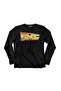 Back To The Future Back To The Future Logo Long Sleeve T-Shirt