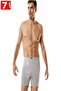 Men's 7-Pack 100% Cotton 100% Cotton Rib Colorful Leg Panties Black-Grey
