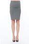 Maternity Adjustable Waist Black Office Skirt - 2