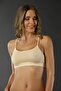 Women's Skin Cotton Lycra Thin Strap Sports Bustier