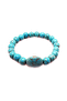 Women's Turquoise Natural Stone Design Women's Bracelet 72450BL - 2