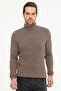 Men's Mink Slim Fit Full Turtleneck Sweater G021SZ0TK.000854184