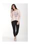Sequin Embroidered Sweatshirt - Pink - 2