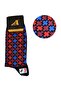 Plus Patterned Black Socks - 2