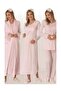 1924 Maternity Pink Set of 4 Slippers with Crown Gift