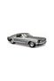 1967 Ford Mustang Gt Gray 1:24 Diecast Model Car