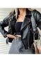 Faux Leather Coat