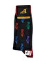 Left Switch Patterned Men's Black Socks