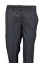 Men's Gray Classic Cut Fabric Trousers - 2