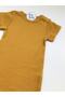 Baby Girl Mustard Corded Romper Jumpsuit Mustard 12-18 Months - 2