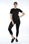 Large Size Thermal Suit Inside Polymer Coating Slimming Fat Burning Short Sleeve Thermal Suit Bs-f1-1050