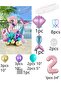 Mermaid Balloon Bouquet Pink Number Balloon - 2