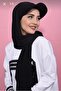Ready Made Shawl with Hat and Bonnet. Pool Sea Bonnet Shawl that can be used as a Hijab Top.