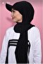 Ready Made Shawl with Hat and Bonnet. Pool Sea Bonnet Shawl that can be used as a Hijab Top. - 3