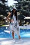 Women's Cream Cross Cut Pareo