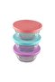 Set of 12 Bowl with Colorful Lid - 2