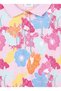 U.S. Polo Assn. Patterned Pink Girl's Polo T-Shirt Pares - 3