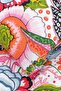 Mitsy Orange 100% Cotton Double Duvet Cover and Pillow Set - 3