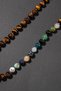 Gemini Knotted Necklace with Certified Natural Stones (SAFIR, TOURMALINE, CITRINE, TIGER EYE) - 3