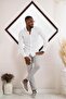 Slimfit Lycra Collar Buttoned Cotton Summer Long Sleeve Men's Shirt - 4