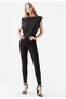 Jarsy Women's Black Jeans High Waist Skinny Leg Skinny Fit Lycra - 2