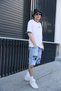 Unisex New Season Oversize Printed Detailed Summer T-shirt - 5
