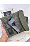Genuine Leather Women's Khaki Wallet with Phone Compartment 2049