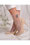 Salsa ruffle short gauze socks white - 2