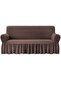 Wrapped Lycra Flexible Washable Three-Seater Sofa Cover (1 Piece) Sofa Cover