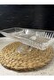 Linea Model Glass 3-Part Footed Rectangular Presentation Rack - 7