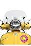Homer Sim's Donut Patterned Car, Motorcycle, Helmet and Laptop Sticker - 12X12 cm - 7