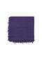 Cotton Drop Pearl Beaded Scarf High Quality Purple Wrap 100x100cm - 2