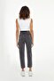 Smoke Blue High Waist Lycra Slim Fit Mom Jean Trousers - 3