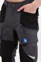 بنطلون عمل مدريد موديل 10 جيوب كامل ليكرا دعم الركبة مدخن - 5