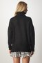 Women's Black Turtleneck Knitwear Sweater MX00128 - 4