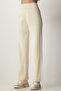 Women's Cream Knitwear Sweatshirt Pants Set MX00112 - 4