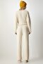 Women's Cream Knitwear Sweatshirt Pants Set MX00112 - 5