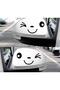 Winking Rear View Mirror Sticker 11x5 Cm