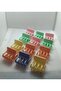 Women's 12-Piece Colorful Crocodile Latch Buckle Set