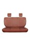 Renault Clio 2 Hb Compatible Madrid Series Leather Car Seat Cover Front Rear Set - 5
