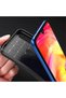 غلاف هاتف Xiaomi Redmi Note 7 مصنوع من السيليكون النحيف بتصميم كربوني مع حماية للكاميرا باللون الأسود - 5