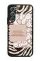 Samsung A24 Emoji Zebra Design Glossy Phone Case