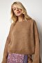 Women's Biscuit Balloon Sleeve Basic Knitwear Sweater BV00098 - 5