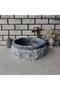 Gray Naturel Mermer Lavabo