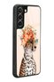 Samsung S22 Plus Influencer Glossy Phone Case with Leopard Cat Design - 2
