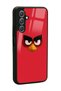 Glossy Phone Case for Samsung A24 Red Design - 2