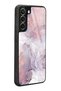 Glossy Phone Case for Samsung S22 Plus Fuchsia Marble Design - 2