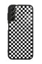 Samsung A04S Compatible Checkered Design Glossy Phone Case