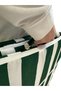 Folding Camping Bed Tent Bed Sponge Mattress with Zipper 55x165x3 Cm-GREEN WHITE - 3
